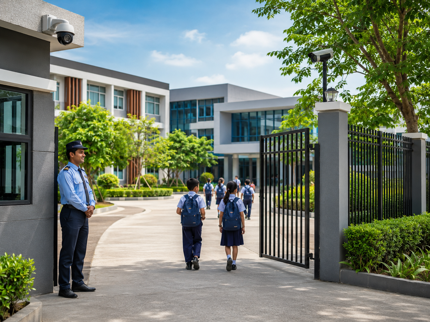 A Safe, Secure Campus at VISION Z ACADEMY